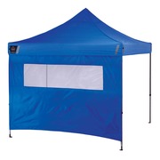 Shax By Ergodyne Blue Pop-Up Tent Sidewall with Mesh Window 6092